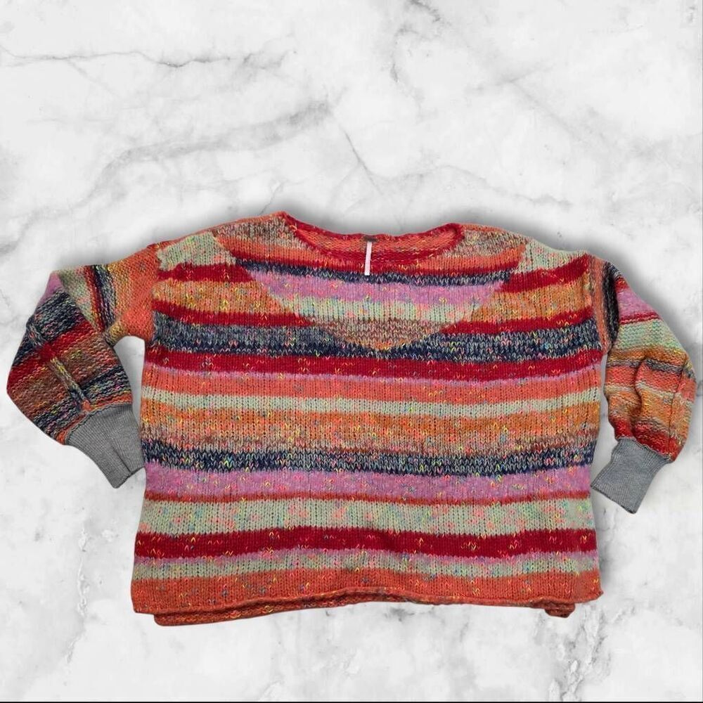 Free People String Lights Pullover in Be Your Own Rainbow Size XS